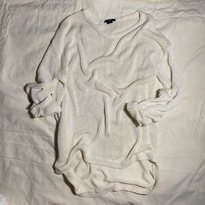 H&M Beige Knit Sweater - LARGE